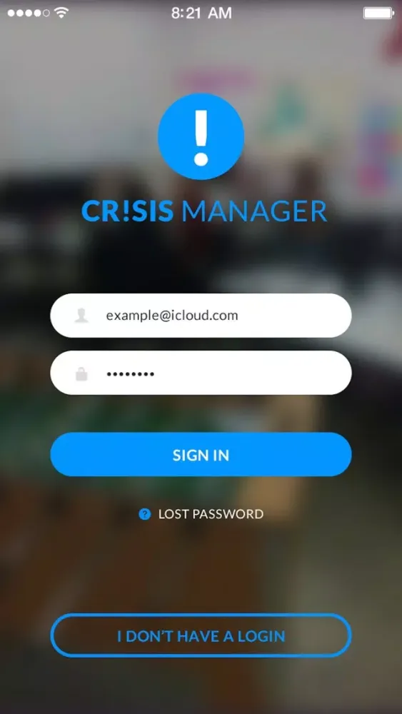 Capturas de tela do Crisis Manager