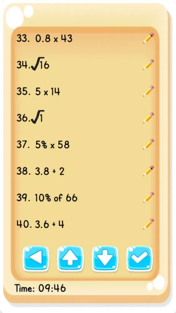 Captures d'écran de The 99 Club Mental Maths Quiz