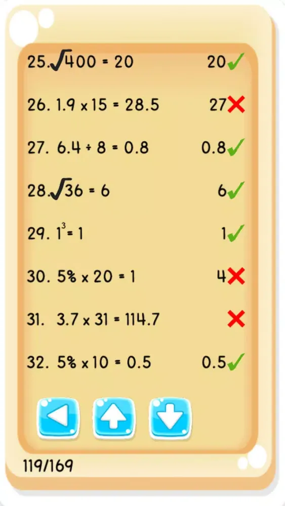 Captures d'écran de The 99 Club Mental Maths Quiz