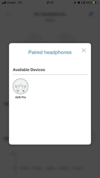 Скриншоты AirB - BKAV headphone control