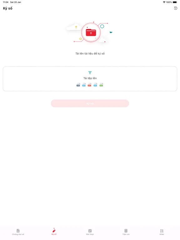 Screenshot di Bkav Remote Signing iPad 