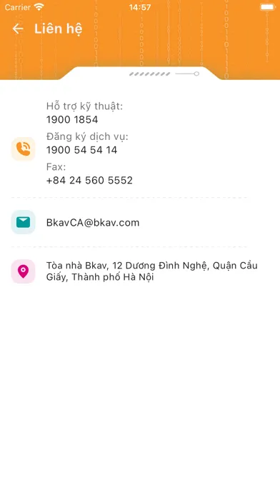 Screenshot di Bkav Remote Signing