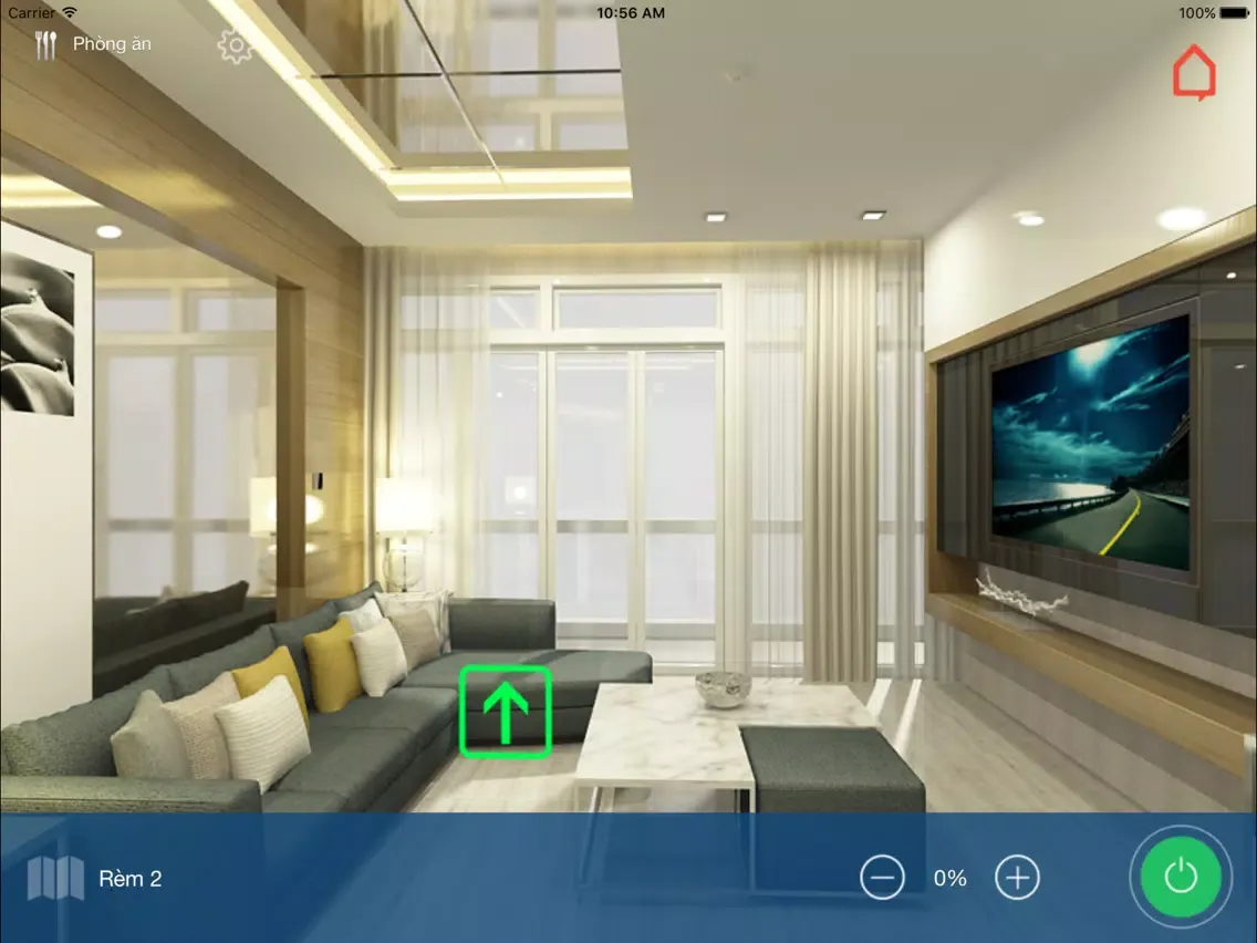 Tangkapan layar Bkav SmartHome Luxury Plus iPad 