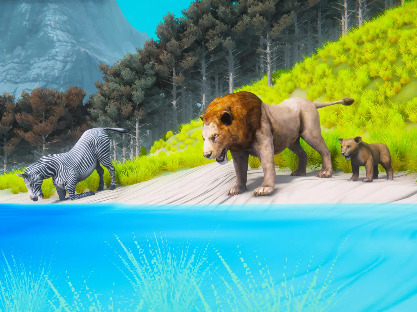 Lion Games Animal Simulator Ekran Görüntüleri