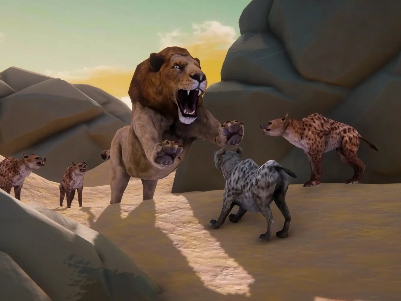 Lion Games Animal Simulator Ekran Görüntüleri