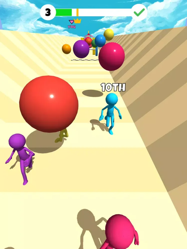 Capturas de tela do Bubble Ball Run iPad 