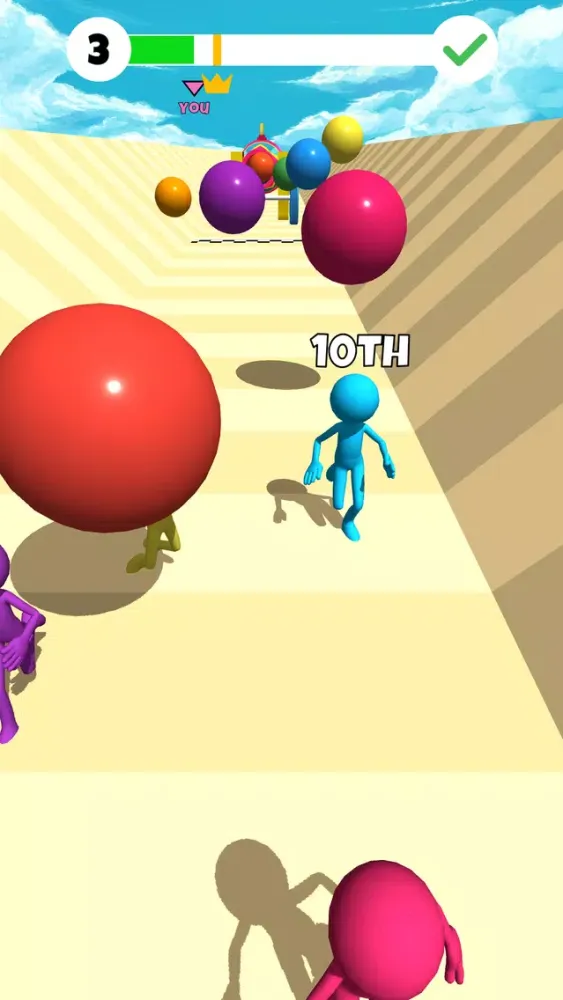 Capturas de tela do Bubble Ball Run