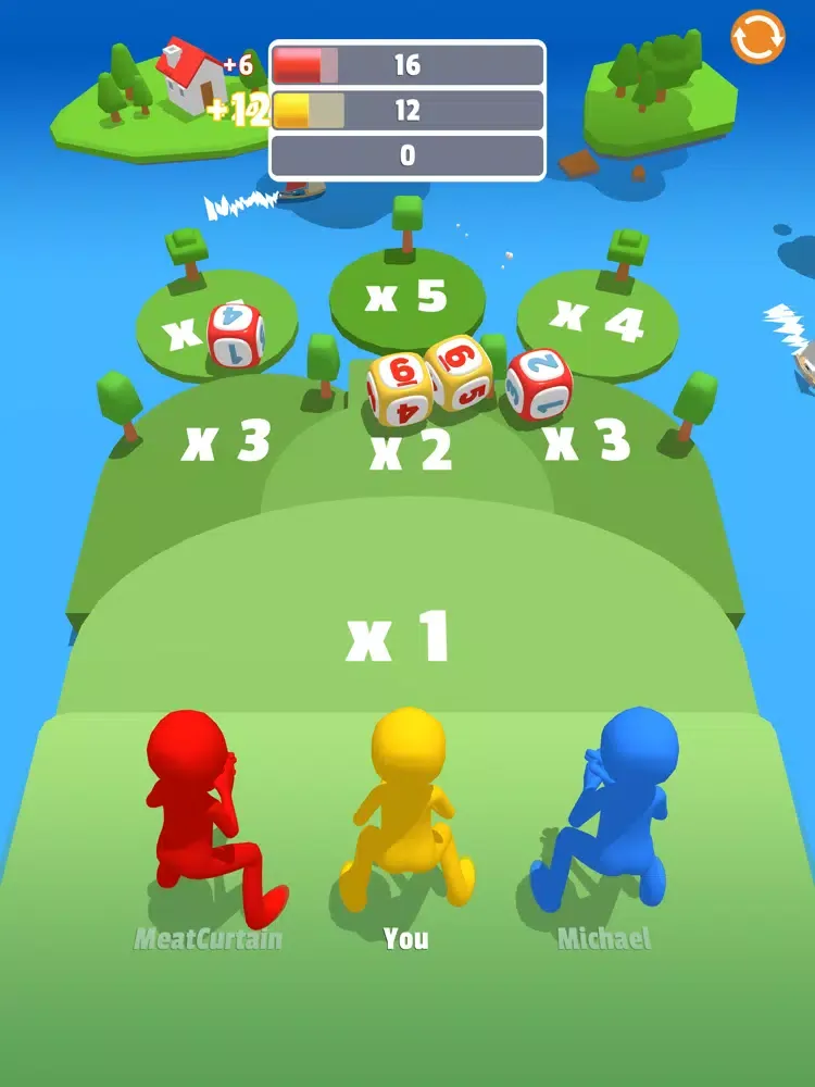 Capturas de pantalla de Dice Dash 3D iPad 