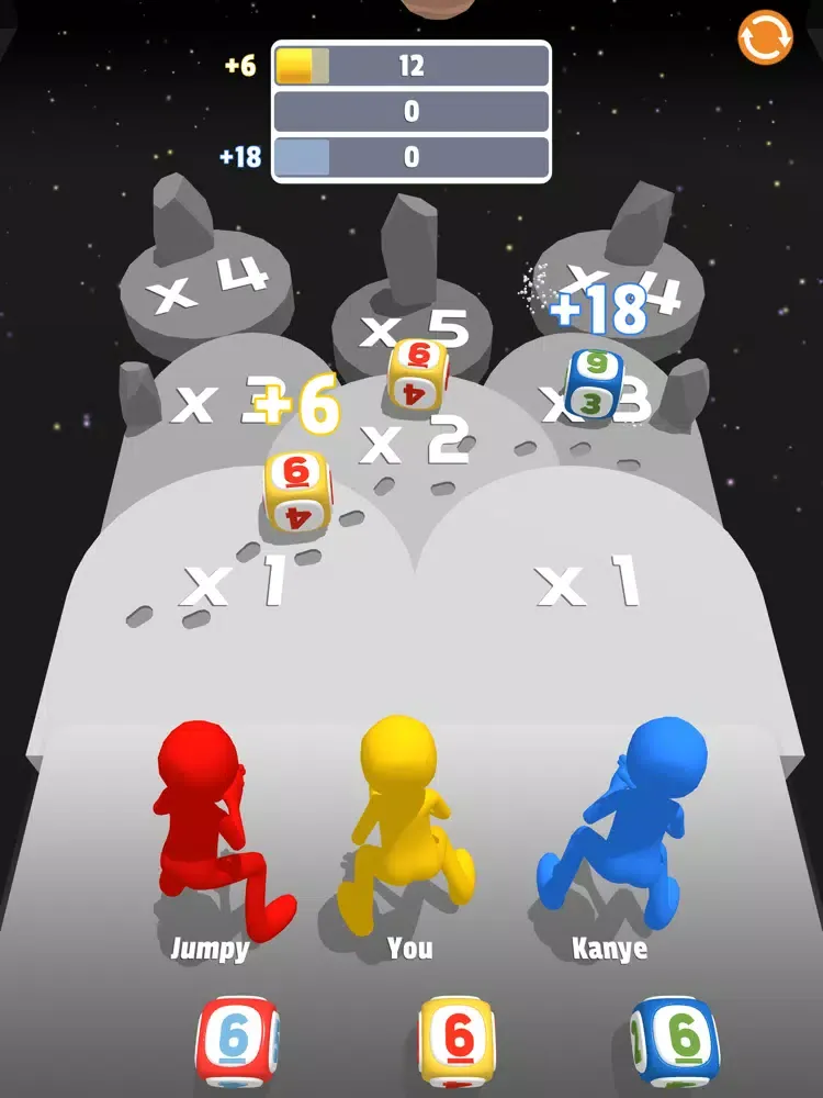 Capturas de pantalla de Dice Dash 3D iPad 