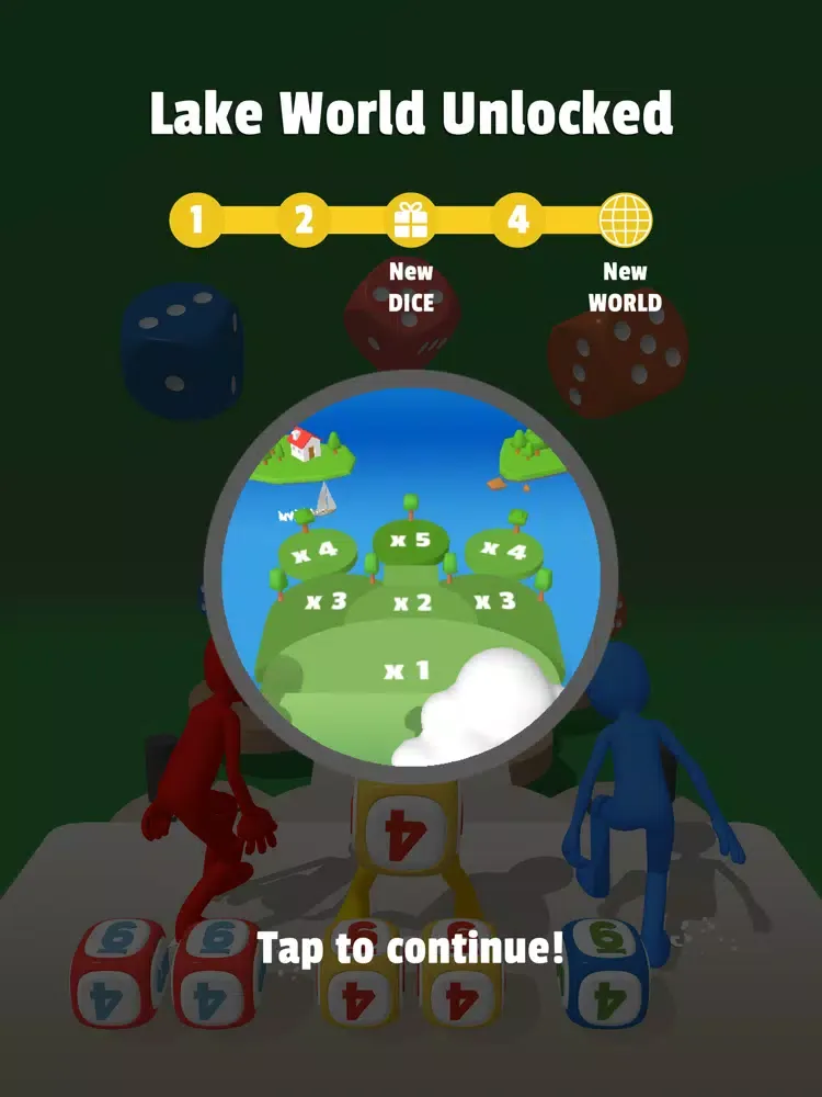 Capturas de pantalla de Dice Dash 3D iPad 