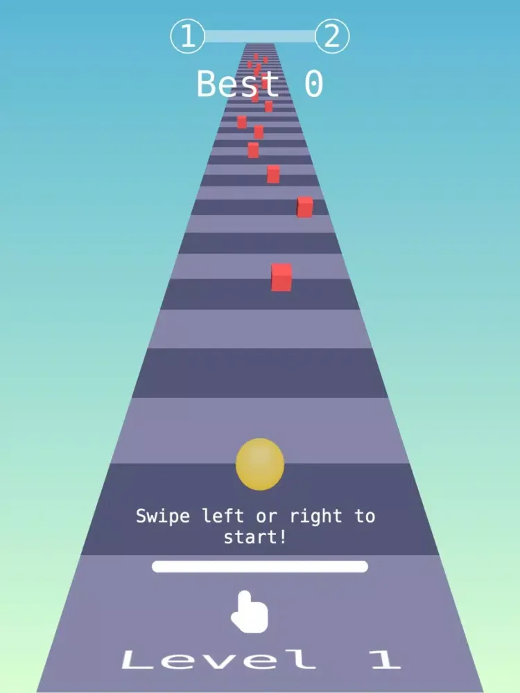 Tangkapan skrin Run Ball Run! iPad 