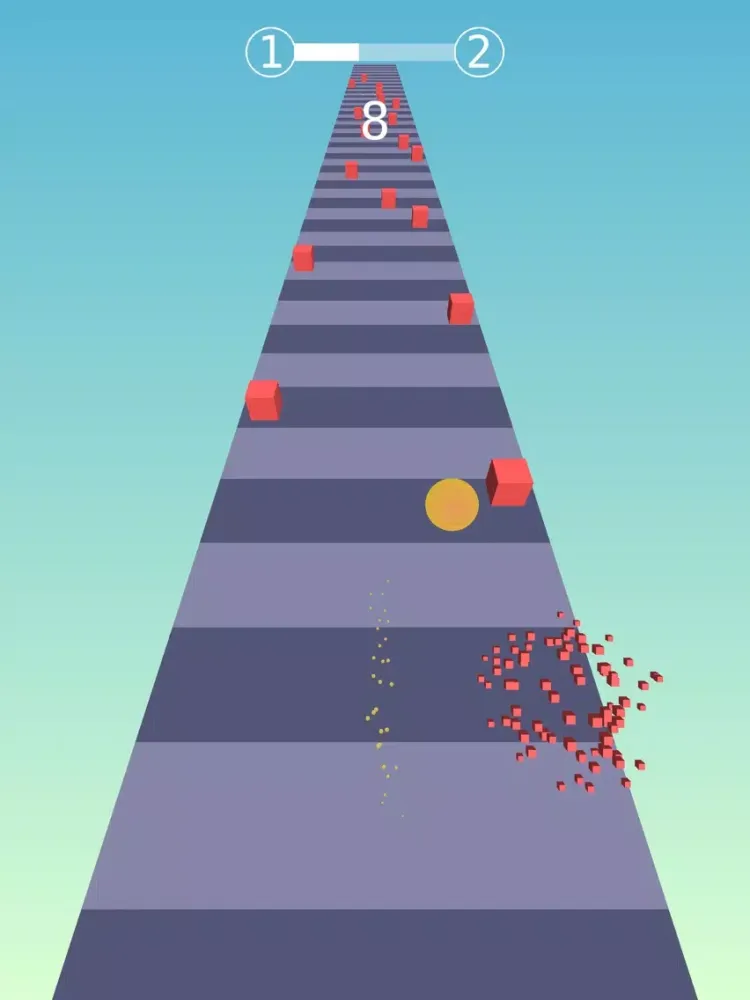 Tangkapan skrin Run Ball Run! iPad 