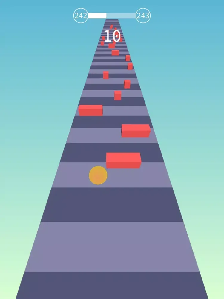 Tangkapan skrin Run Ball Run! iPad 