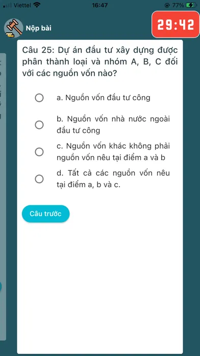 Ảnh chụp màn hình của Chứng Chỉ Hành Nghề Xây Dựng