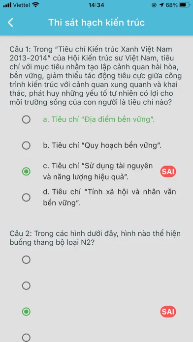 Скриншоты Ôn Thi Hành Nghề Kiến Trúc