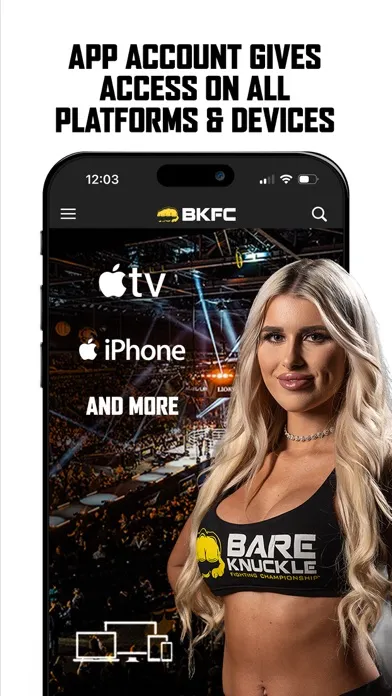 Capturas de pantalla de Bare Knuckle TV