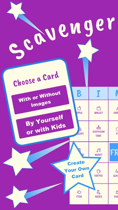 تصاویر Scavenger Hunt Bingo