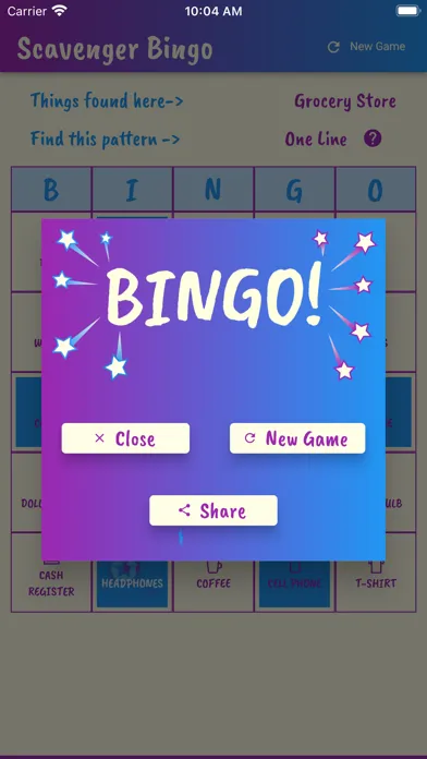 تصاویر Scavenger Hunt Bingo