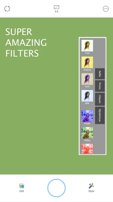 Capturas de tela do 181Cam - Beauty Camera Filters