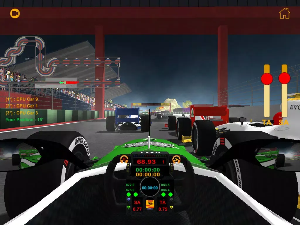 Capturas de tela do Formula World Challenge iPad 