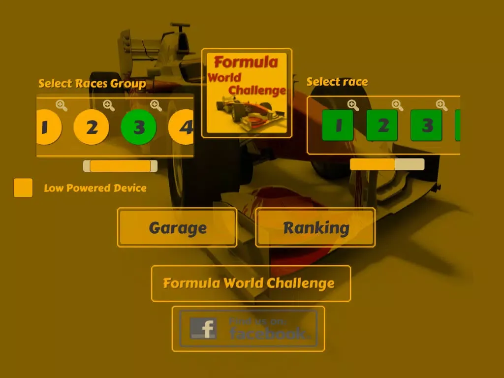 Capturas de tela do Formula World Challenge iPad 