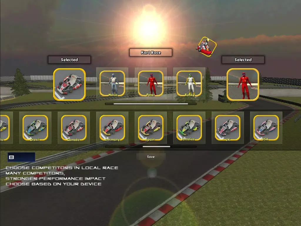 Capturas de pantalla de Go Kart Race iPad 