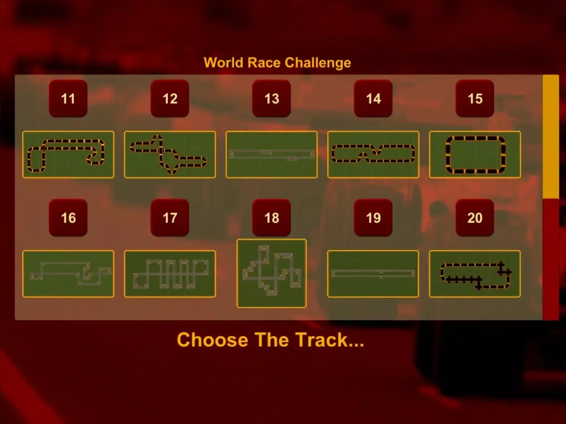 Ảnh chụp màn hình của World Race Challenge Formula iPad 