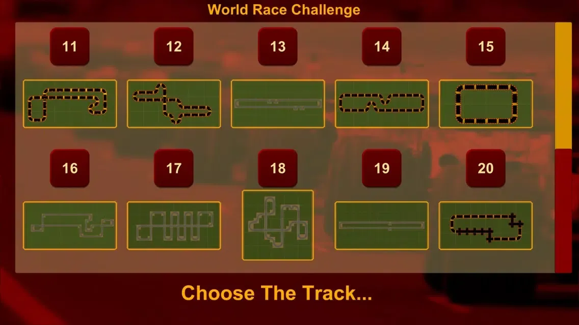 Ảnh chụp màn hình của World Race Challenge Formula