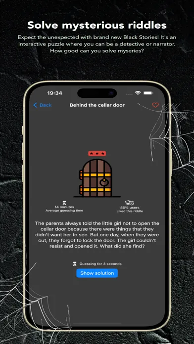 Black Stories - Dark Puzzles স্ক্রিনশট