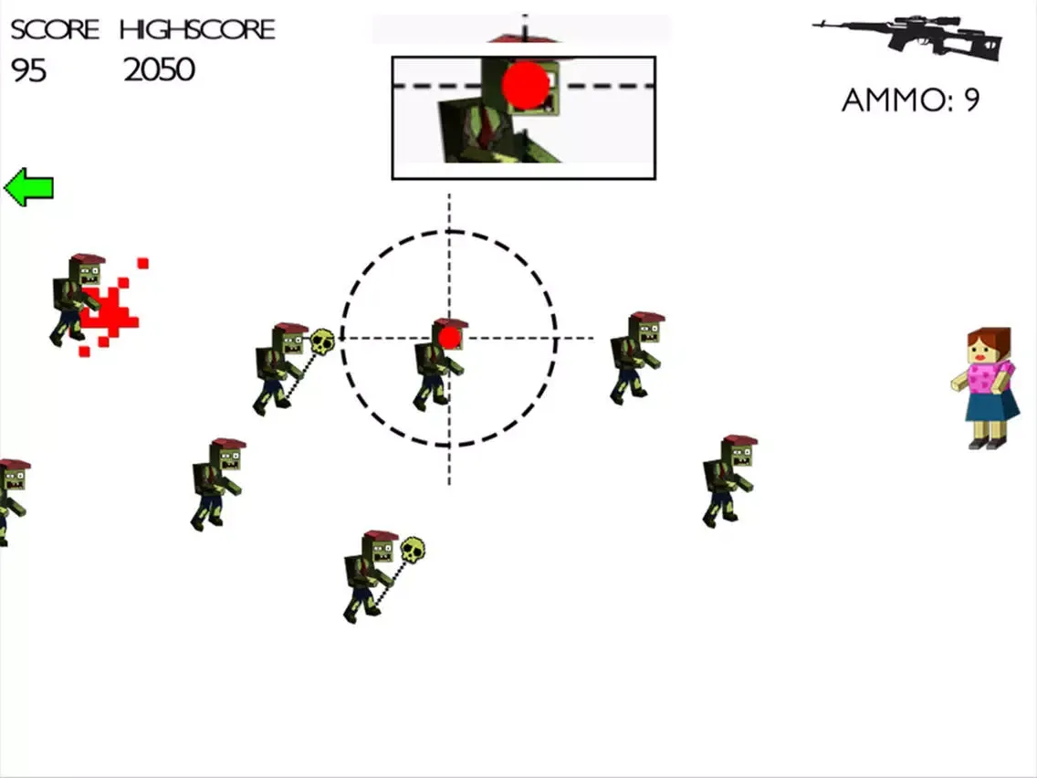 Tangkapan layar Blockhead Survivor iPad 