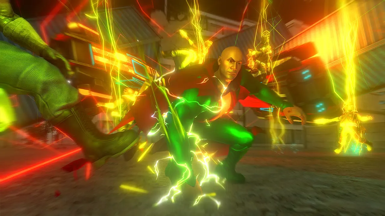 Capturas de tela do Black Flying Adam Fight Game