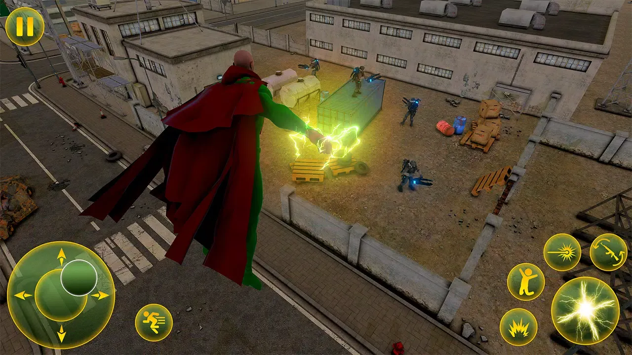 Capturas de tela do Black Flying Adam Fight Game