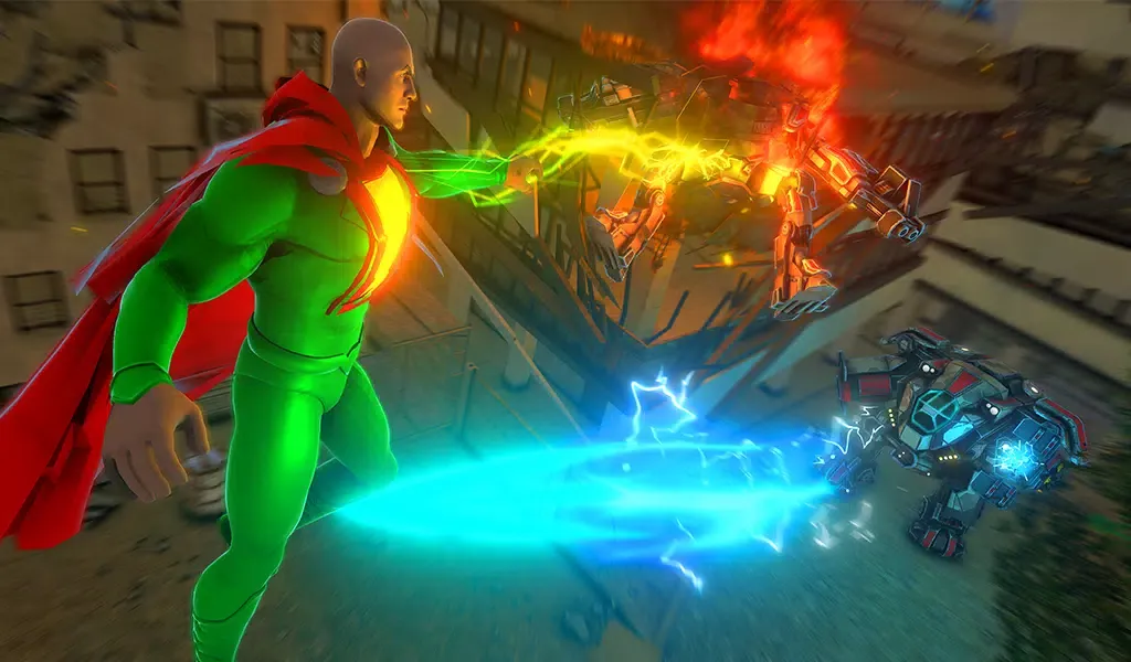 Capturas de tela do Black Flying Adam Fight Game