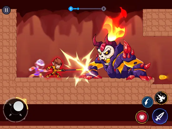 Monkey King: Skull Fight iPad  स्क्रीनशॉट