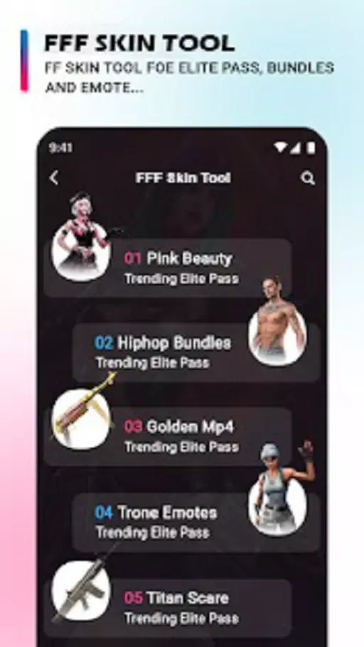 FFF Skin Tool Diamond Screenshots
