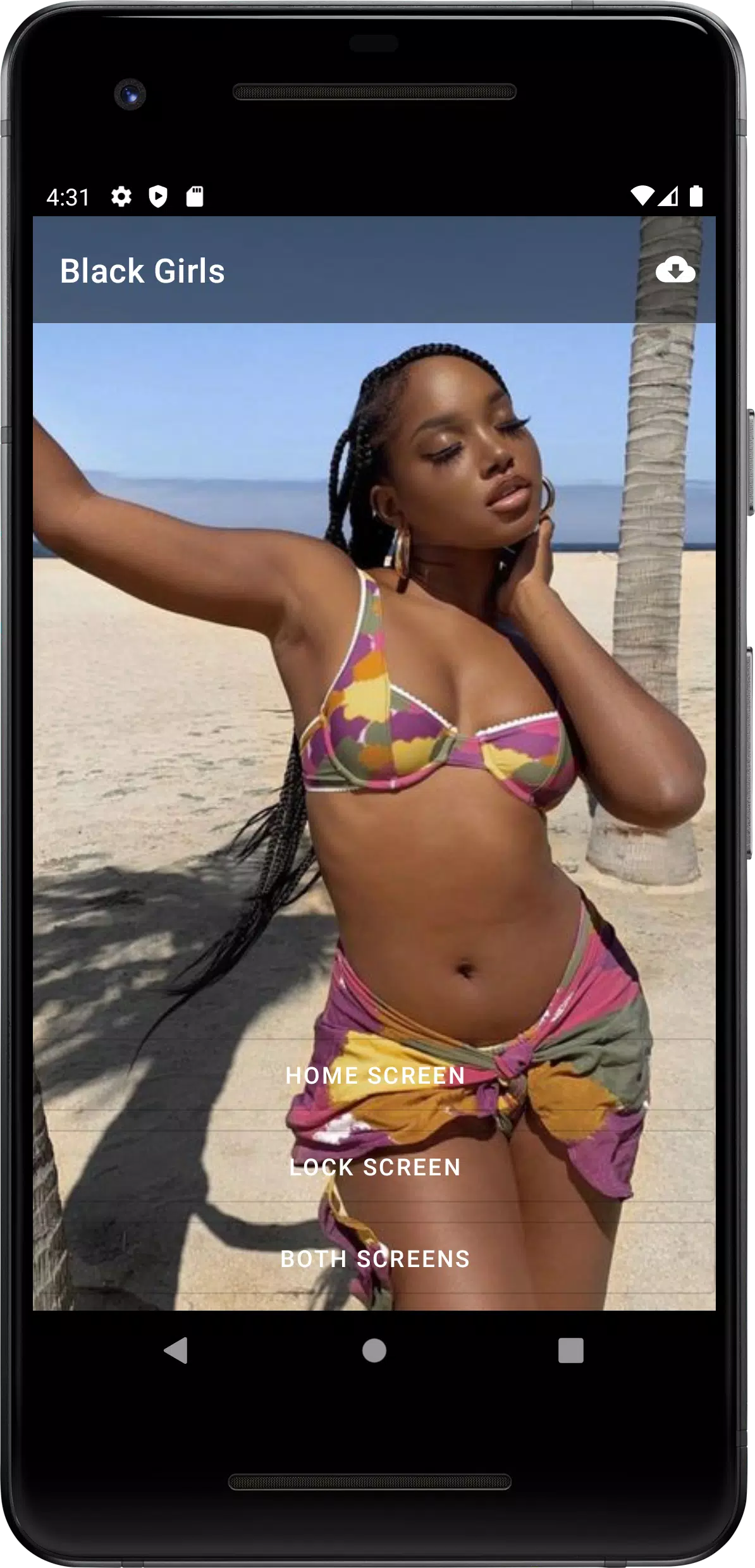Black Girls Bikini Wallpaper Screenshots
