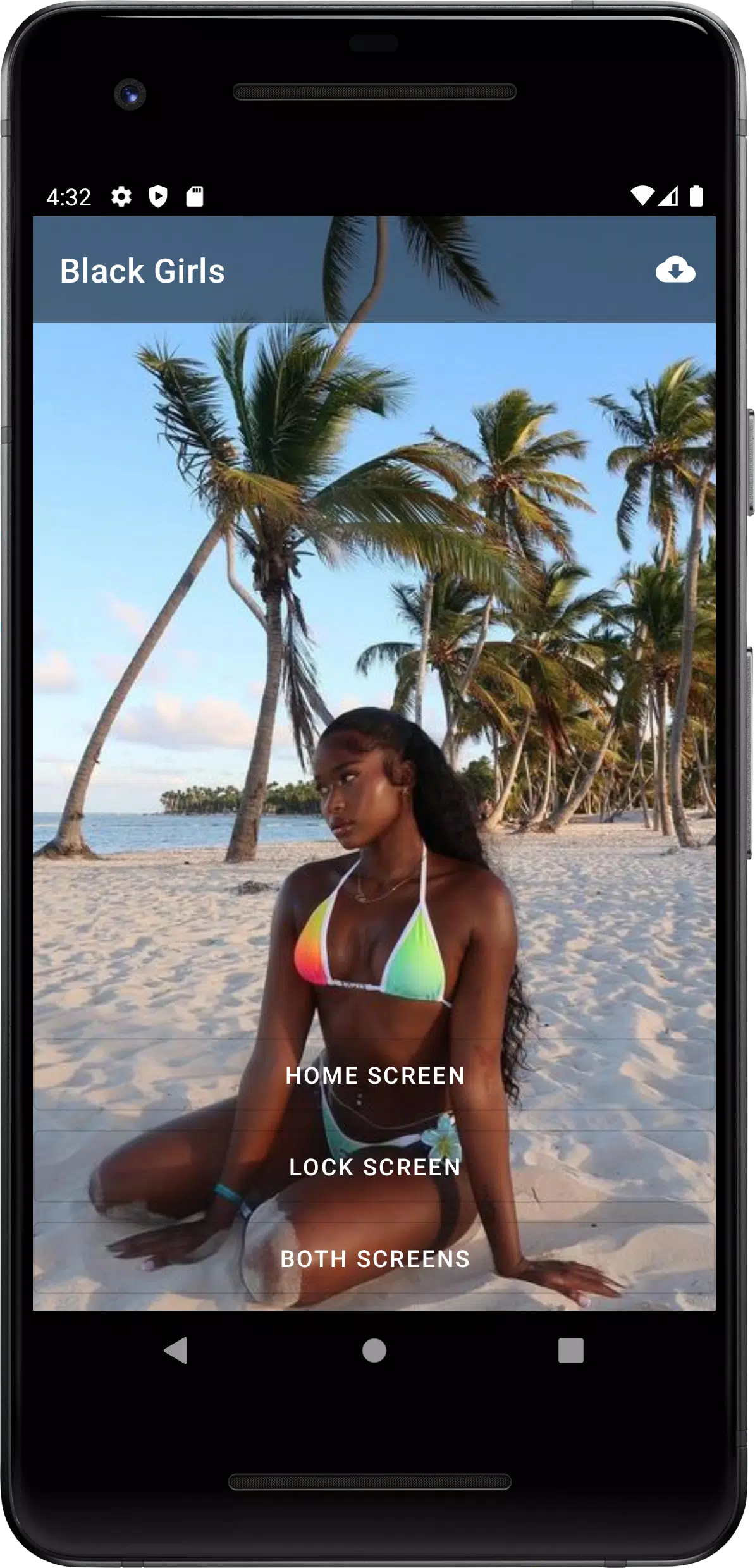 Black Girls Bikini Wallpaper Screenshots