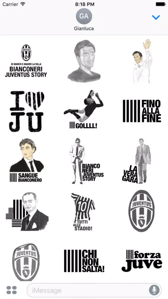 Juve Story Stickers स्क्रीनशॉट