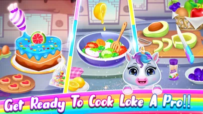 Cute Chef Unicorn Cook Recipes Screenshots