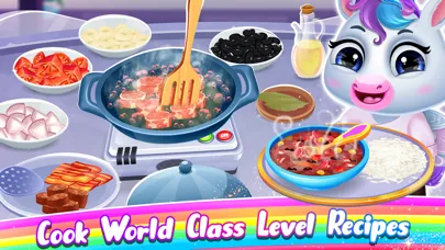 Cute Chef Unicorn Cook Recipes Screenshots