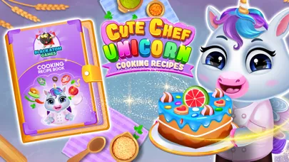 Cute Chef Unicorn Cook Recipes Screenshots