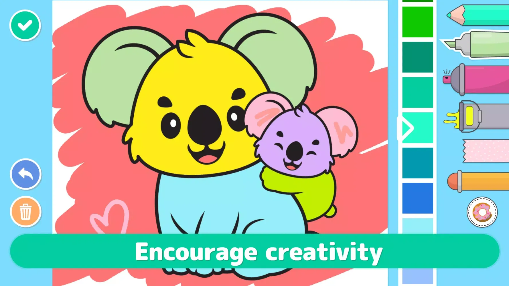 Babies coloring & drawing book Ekran Görüntüleri