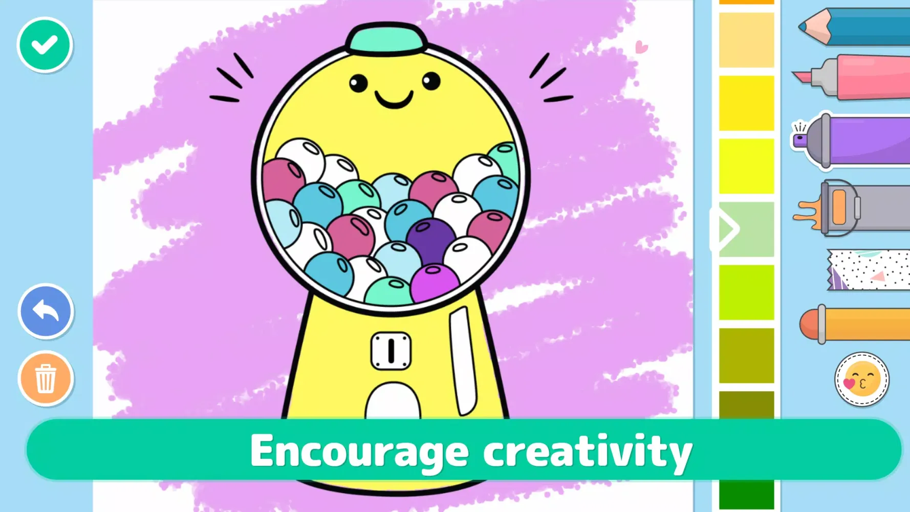 Tangkapan skrin Coloring games for kids Learn