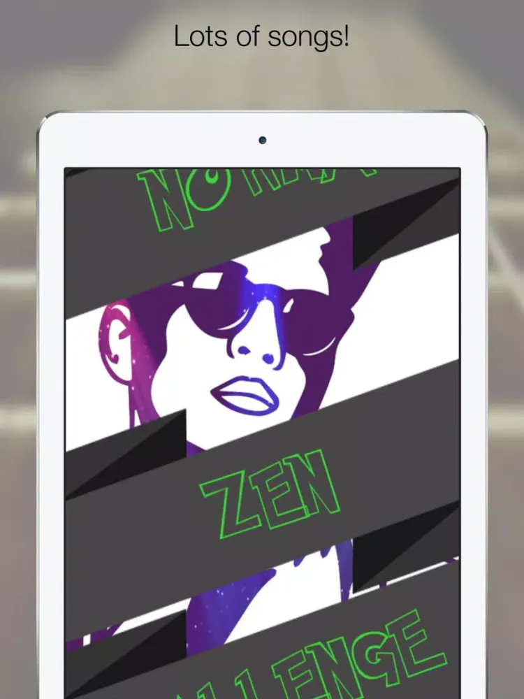 ภาพหน้าจอของ Piano Lites Bruno Mars Edition iPad 