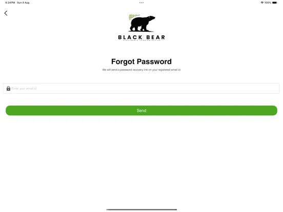 Tangkapan layar Black Bear LLC iPad 