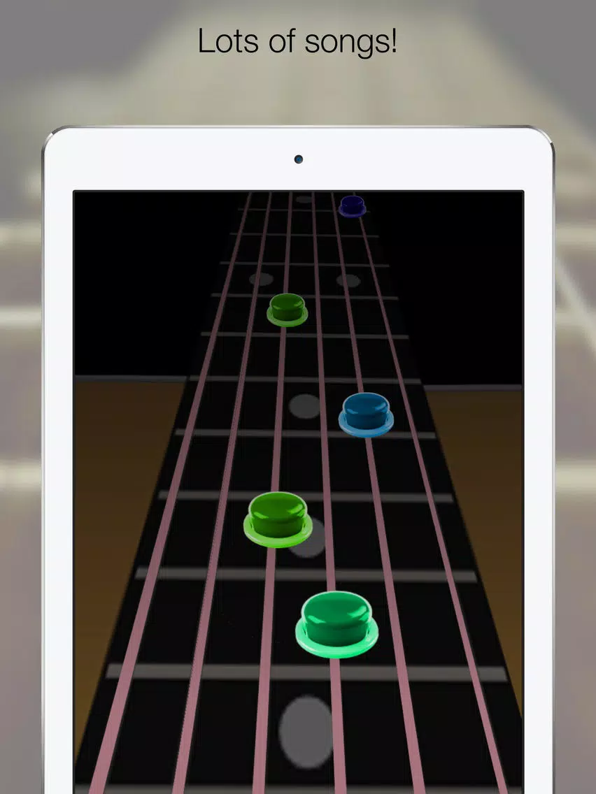 Ảnh chụp màn hình của Guitar Idol Justin Bieber Edition iPad 