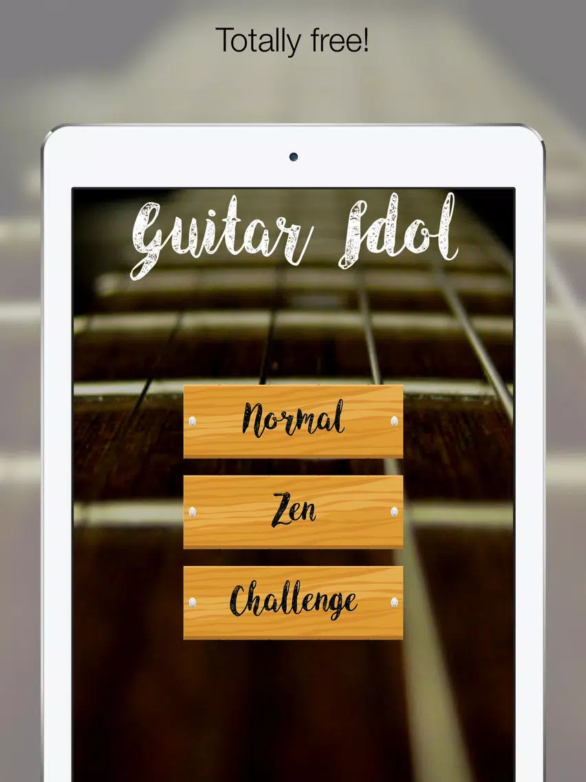 Ảnh chụp màn hình của Guitar Idol Justin Bieber Edition iPad 