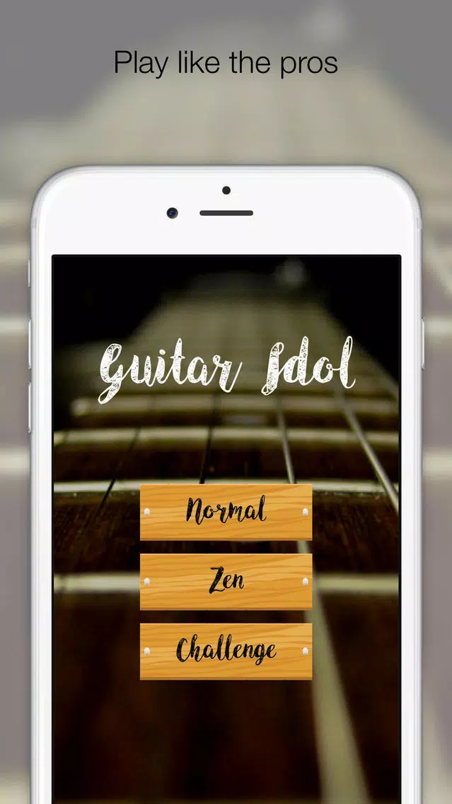 Ảnh chụp màn hình của Guitar Idol Justin Bieber Edition