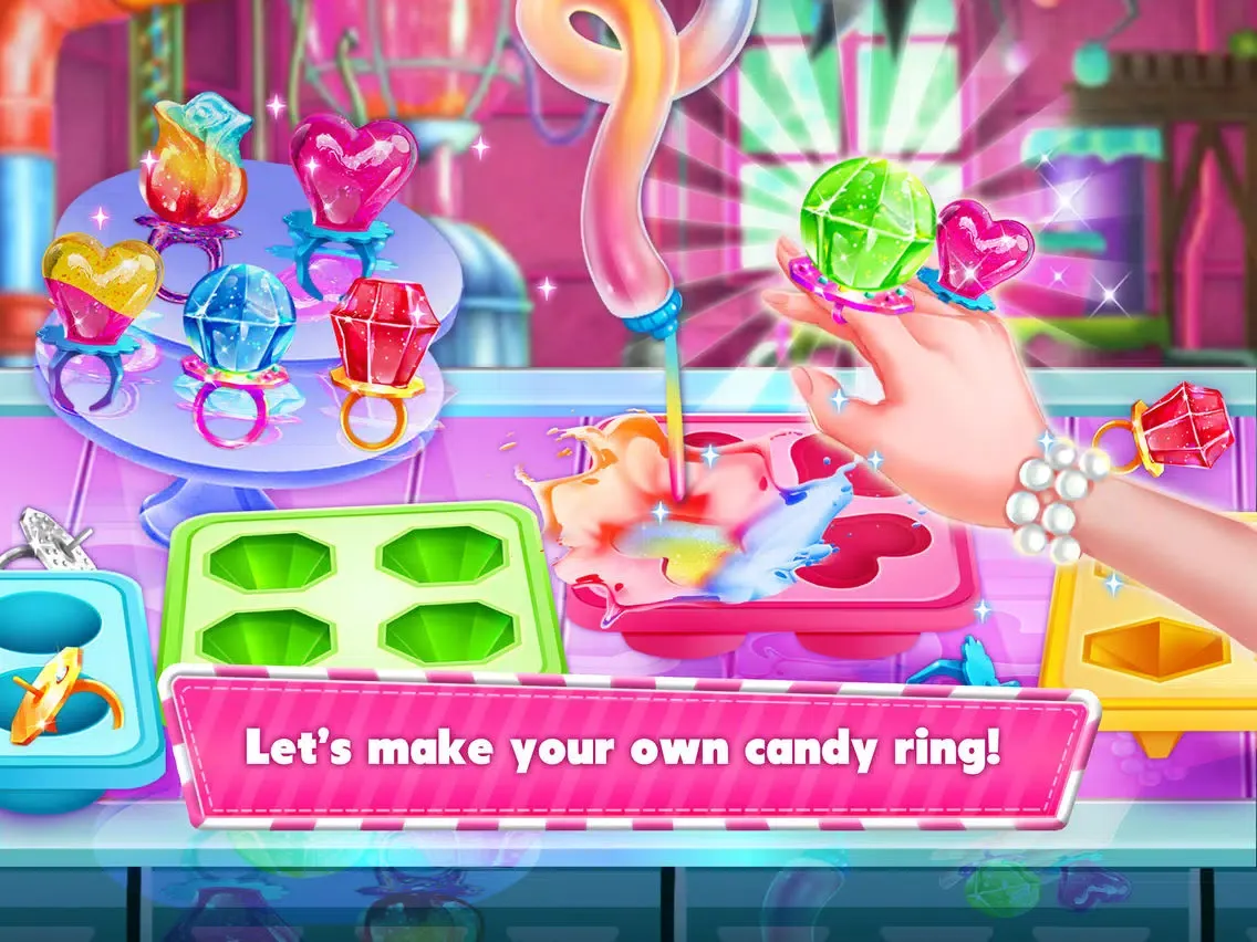 Sweet Candy Maker Games! iPad 应用截图