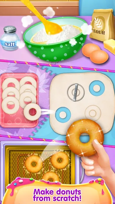 Ảnh chụp màn hình của Donut Maker - Cooking Games!
